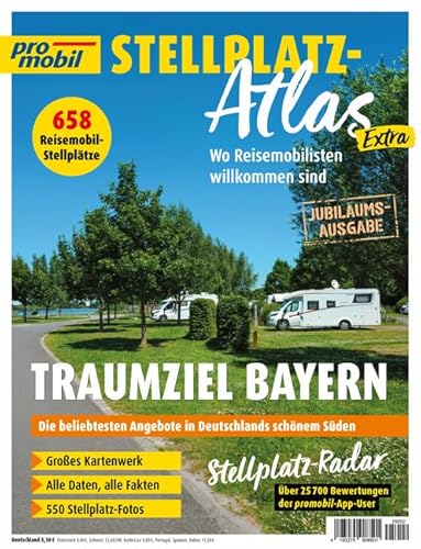 promobil Stellplatz-Atlas 02/2025: Traumziel Bayern