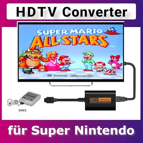 RetroReiZ HDTV Converter Adapter für Super Nintendo SNES - Super NES für HDMI TV Anschluss 1 Set