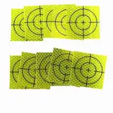 10/20/50 Stück Fluoreszierende gelbe Reflektorfolie 30 x 30 mm, reflektierendes Band, Ziel-Totalstation, weit verbreitet in der Motormessung (Größe : 10pcs)