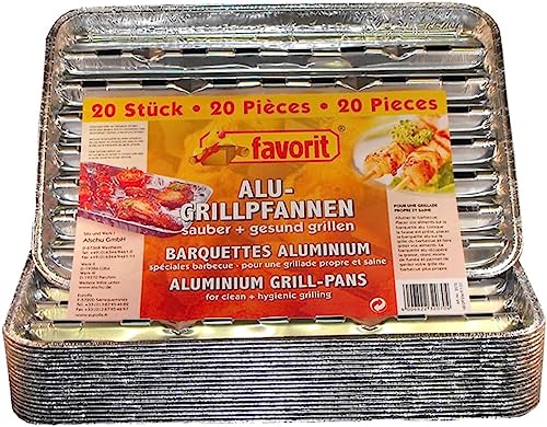 ALU-GRILL-PFANNEN 20ER-SET