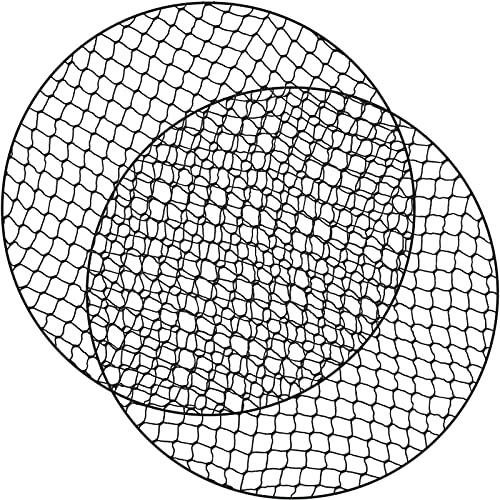 Lewtemi 2 Stück austauschbares Netz 89,9 cm Schwarze Netze Volleyballnetze kompatibel mit Spikeballspiel wettbewerbsfähigsten Turniern