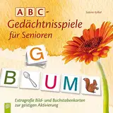 ABC-Gedächtnisspiele für Senioren Extragroße Bild- und Buchstabenkarten zur geistigen Aktivierung