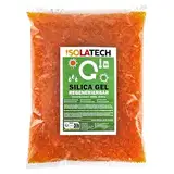 ISOLATECH Silica Gel regenerierbar Trockenmittel orange 500g Beutel Silicagel Kugeln als Kieselgel Silikagel Entfeuchter