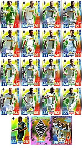 Match Attax Bundesliga 2015 2016 - Karten-Set Borussia Mönchengladbach Cap Viererkette Clubkarte - Deutsch