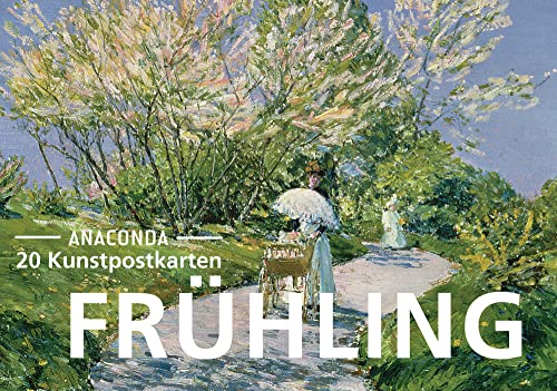 Postkarten-Set Frühling: Kunstpostkarten aus hochwertigem Karton. ca. € 0,28 pro Karte, verschiedene Motive, einzeln heraustrennbar (Anaconda Postkarten, Band 17)