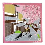 Furoshiki Japanisches Wickeltuch (Reise-Katze: Sakura)