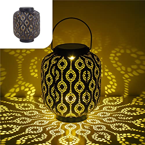 Gadgy Solarlaterne für außen Garten - Wasserdichte Orientalische Laterne - Solarlampe für außen tisch für nachhaltige Beleuchtung - Solar Laterne - Garten Deko Outdoor