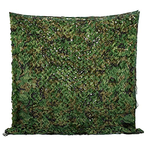 Velity Tarnnetz, Army Tarnnetz Jagd Netz Sonnenschutz Camouflage Netz, für Camping Waldlandschaft Garten Party Dekorationen (Woodland, 2 x 8)