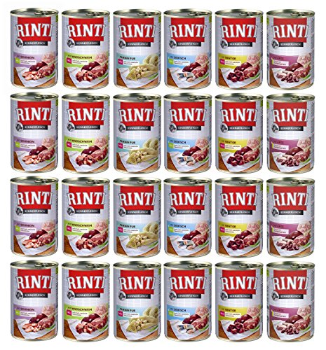 Rinti Hundefutter Nassfutter Mischpaket Multipack 2 (24x400g)