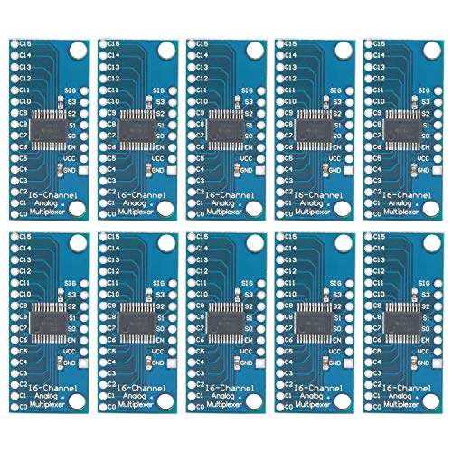 SameeHome Analog-Multiplexer-, 10 Stück, 16CH 74HC4067, CD74HC4067, präzises Digital-Multiplexer-, MUX-Anschlussplatte