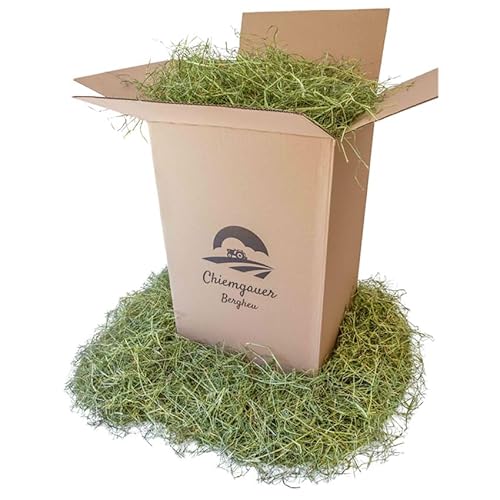Chiemgauer Bergheu im praktischen Vorteilspack 8kg für Hamster, Hasen, Kaninchen, Meerschweinchen & Co.