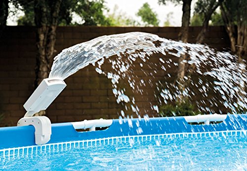 Intex vierfarbige LED Pool Dusche Wasser Sprüher für Frame Pool