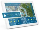 wetteronline home 3, WetterDisplay mit WetterRadar: neue Generation der WLAN-Wetterstation, Innenraumsensor zur Kontrolle des Raumklimas, Pollenflugvorhersage für Allergiker, UV-Index, UnwetterWarnung