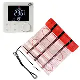 Warmcoin™ Heizmatte - Elektrische Fußbodenheizung, Selbstklebend, Verschiedene Größen, 160 W/m² mit Thermostat (W40 WIFI thermostat, 1.5m²)