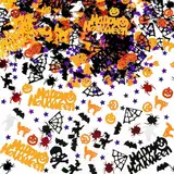 Mainiusi Halloween Konfetti 1000 Stück, Halloween Deko Streudeko Tischdeko, Kürbis Konfetti Tischdeko, Fledermaus Streudeko, Spinne Konfetti, Happy Helloween Hexen Streudeko, Spinnennetz Konfetti