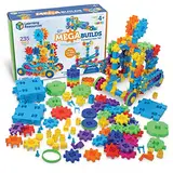 Learning Resources Gears! Gears! Gears! Gigantische Bauwerke, Mint, Zahnrad-Baukasten, 235 Teile, ab 4 Jahren