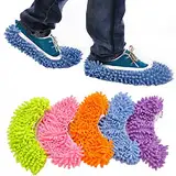 Sanwood Staubmopp-Pantoffeln, Schuh-Überzieher für das Reinigen von Böden, Badezimmern, Büroräumen, Küchen
