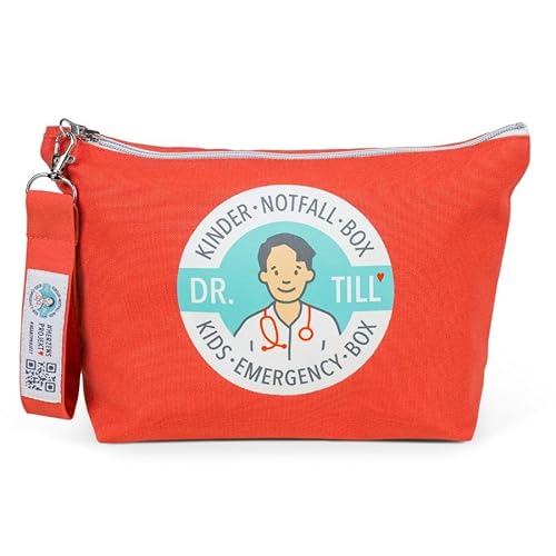 Dr. Tills Kindernotfallbox MODULAR | inkl. Erste Hilfe am Kind Ratgeber & Notfallkarten