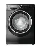 Bauknecht W8 S6300 A Waschmaschine Frontlader / 8kg / EEK A/Kurz 30 / Kurz 45 / Kraftvolle Fleckenentfernung/Anti-Allergie-Programm/Wolleprogramm/Schwarz/Langlebiger Inverter-Motor