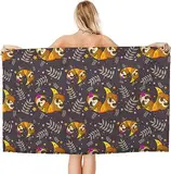 Mikrofaser Strandtuch Handtücher Schnelltrocknend-Ultra Leicht Sandfreies Damen Mädchen Tragbares Süßes Tierfaultier 70 X 150 cm Strandtuch Microfiber Towel Strandtuch Mikrofaser Groß Beach -7U4L+O6U