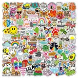 100 Stücke Vsco Sticker Aesthetic Sticker Set(Vinyl) Coole Aufkleber Sticker丨Trendy Aufkleber Sticker Für Sticker Laptop Computer, Sammelalbum, Gitarre, Tasse, Wasserflasche, Mobiltelefon usw.