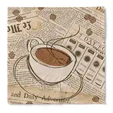 Sovie HOME Serviette Good Morning | Ideal zum Frühstück und in der Gastronomie | Cafè Serviette | 33x33cm | 20 Stück