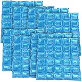 PEARL Kühlpad: 8er-Set flexible Kühlkissen mit Kühlzellen, wiederverwendbar, 30x25 cm (Flexible Kühlakkus, Kühlakku flexibel, Kühlmanschette)