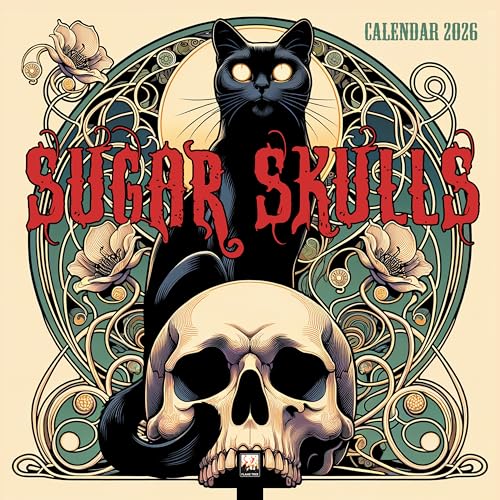 Sugar Skulls – Totenköpfe aus Zucker 2026 – Original Flame Tree Publishing-Kalender [Kalender] (Wall-Kalender)