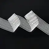 10/20 Meter 20–50 mm weiches Netz-Gummiband, Stretch-Unterwäschenetz, Gummi, DIY-Kleidungsstück, Nähzubehör, Dekorbesatz, Weiß, 20 mm, 20 Meter