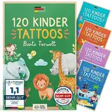 Famifidus 120 hautfreundliche Kinder Tattoos I I Dermatologisch SEHR GUT I Kindertattoos MADE IN GERMANY I Tattoo Kinder I Unsere Tattoos für Kinder