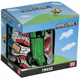 Minecraft Alex & Miner Vs Creeper Tasse, 325 ml