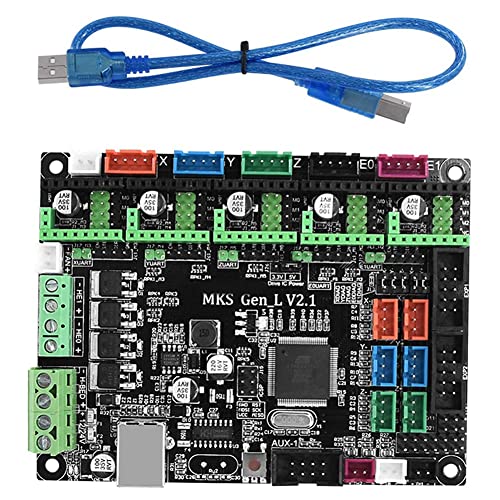 Yklhsocneg 3D Drucker Motherboard MKS GEN-L V2.1 Steuerplatine Motherboard Kompatibel mit