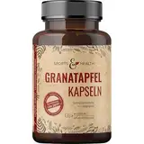 Granatapfel Kapseln – 130 Kapseln – 1200 mg Granatapfel pro Tagesdosierung – laborgeprüfte Qualität – vegan