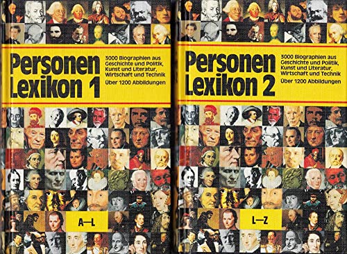 Das große Personen Lexikon zur Weltgeschichte in Farbe von A bis Z (2 Bände A-L, L-Z)