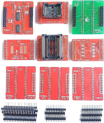 V3 Socket Adapter TSOP48 SOP44 Nand Flash Programm kit only for TL866II Programmer TSOP48 SOP44 Nand Flash 24 93 25 mcu Bios EPROM AVR eprom 1