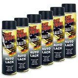 Fast Finish 430220 SET Autolack schwarz matt 6 x 500 ml