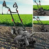 BRAST® Motorhacke Gartenfräse Elektro | 1200-1500 Watt | 36-45cm Arbeitsbreite | 3 Modelle | Schutzblech Antiblockierkupplung & Sicherheitsschalter | für kleine bis große Grundstücke | BRE-AF 1200