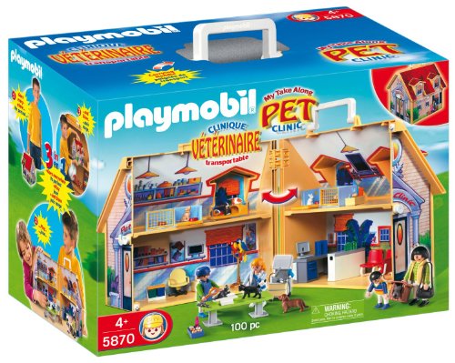 PLAYMOBIL Tierklinik, Kofferform, Spielset (5870)