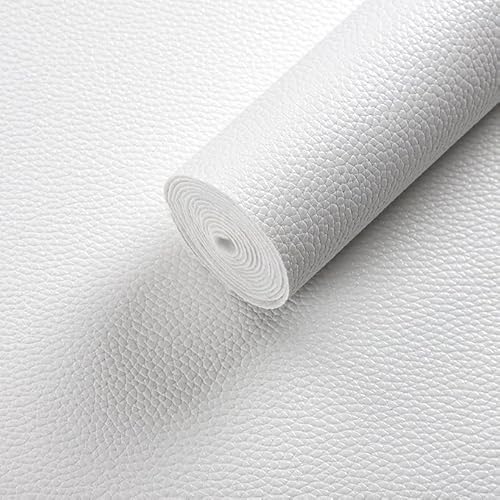 Kunstleder Selbstklebend Reparaturset - 140 x 100 cm | LEATHERPATCH (Weiss)