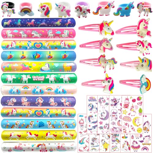 FZYESNO Einhorn Mitgebsel Kindergeburtstag, 38Pcs Kindergeburtstag Gastgeschenke, Mitbringsel Kindergeburtstag, Einhorn Deko Kindergeburtstag, Gastgeschenk Kindergeburtstag, Einhorn Geburtstagsdeko
