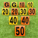 FORZA American Football Tag/Nacht Seitenlinien Markierungen (11er-Set)