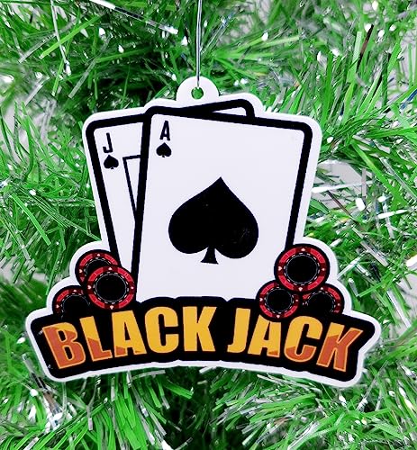 Blackjack Christmas Ornament Blackjack Casino Kartenspiel