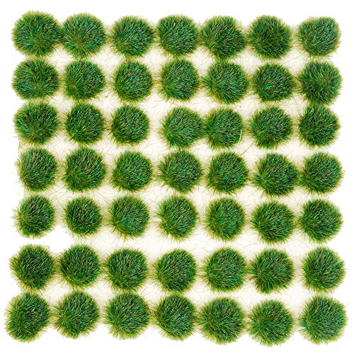 NWFashion Woodland Tuft Terrain Modellbausatz für Miniaturbasen und Dioramen, 3 mm, 98-teilig, Dunkelgrün