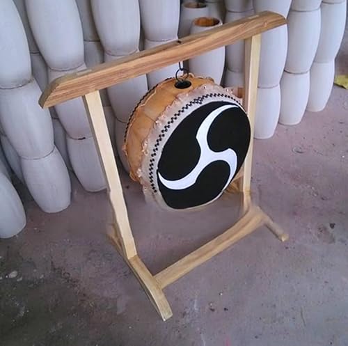 Taiko Japanische Trommel 12 Zoll Rindsleder Percussion Instrument
