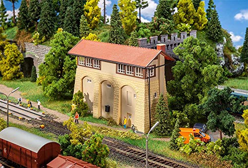Faller FA120103 Stellwerk mit Sandsteinsockel Modellbausatz, verschieden