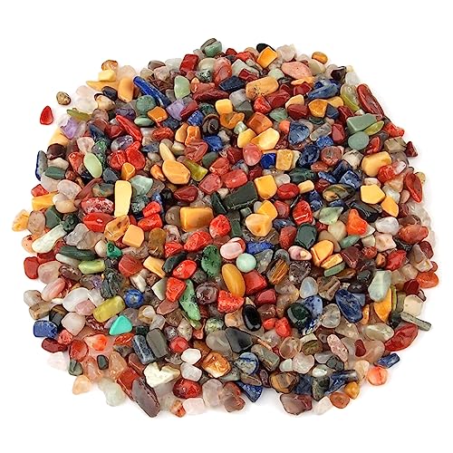 1 Kg Wunderstein24 Edelstein Mix Mischung aus aller Welt Ø ca. 6 – 10 mm kleine Heilsteine Wassersteine Glückssteine