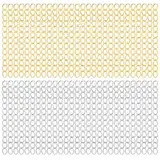 JIEYAO 200 Stück Kettenverlängerung, 50mm Gold und Silber Ketten Verlängerung, Edelstahl Schmuckverlängerungen Verlängerungskette für Halskette Fußkettchen Armband Schmuckherstellung