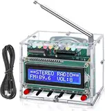 FM Radio Kits, DIY Elektronik Bausatz, Löt Bausatz Lötprojekte 87-108MHz Radio mit LCD Display Drahtloser Empfänger zum Lernen und Lehren