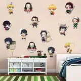 Anime-Tapete, Wandaufkleber, Kinderzimmer, Hintergrund, Wanddekoration, selbstklebend, Anime-Poster, Aufkleber, Geburtstagsparty-Zubehör