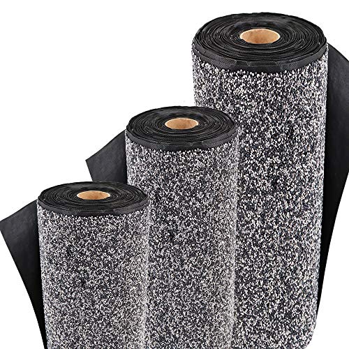 Aquagart Premium Teich Steinfolie grau I Steinfolie Teich-Folie für Bachlauf Gartenteich Zubehör I Epdm-Folie Stein-Matte Teichrand Teichzubehör I Kiesfolie (Steinfolie 60cm breit, 2m)